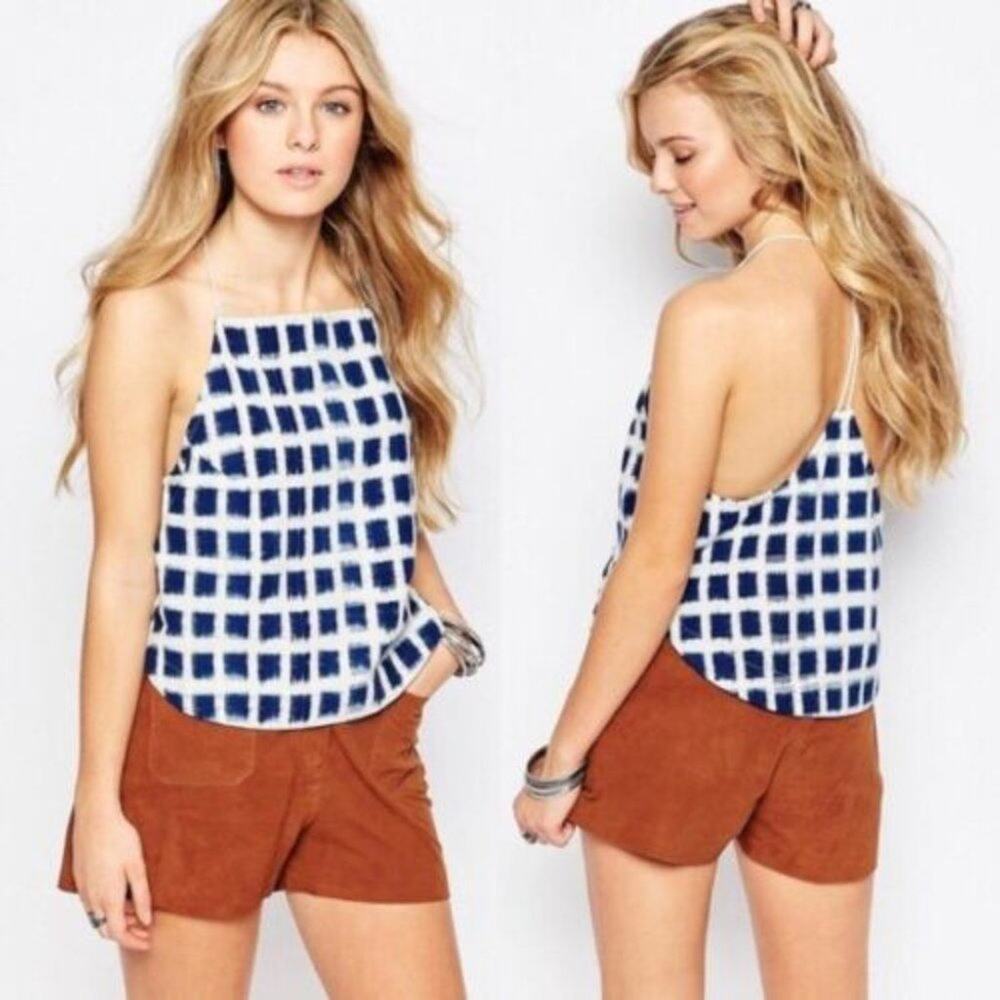 Free People Luau Lessons Ikat Strappy Tank